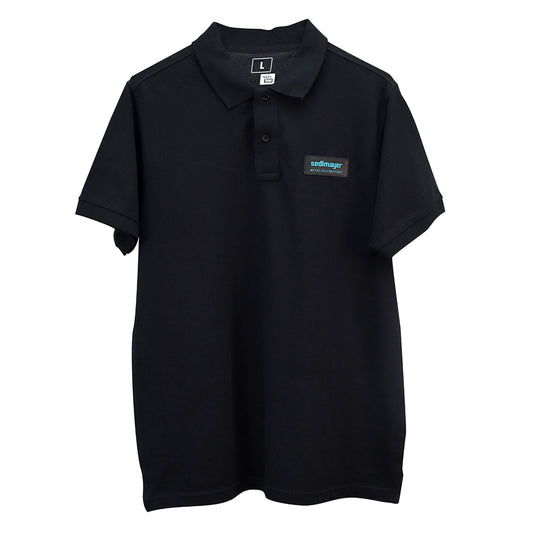 Poloshirt kurzarm Schwarz (SEDLMAYER) – mit Firmenlogo besticken & bedrucken
