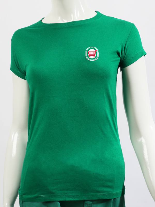 T-Shirt TINA BASIC grün