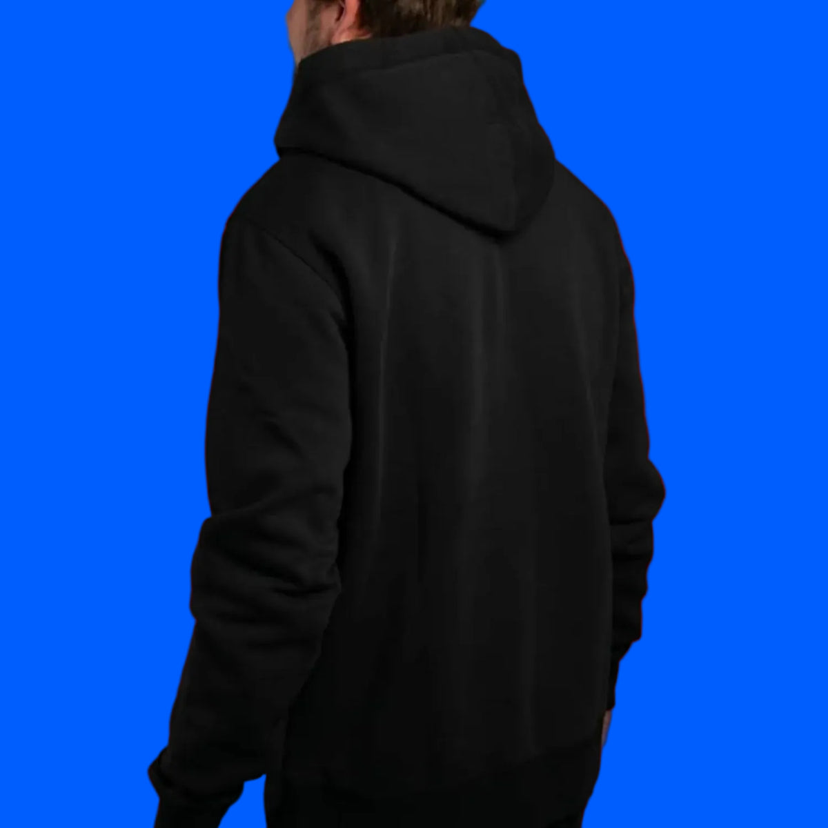 DLZ Hoodie BLACK-Blue – mit Firmenlogo besticken & bedrucken