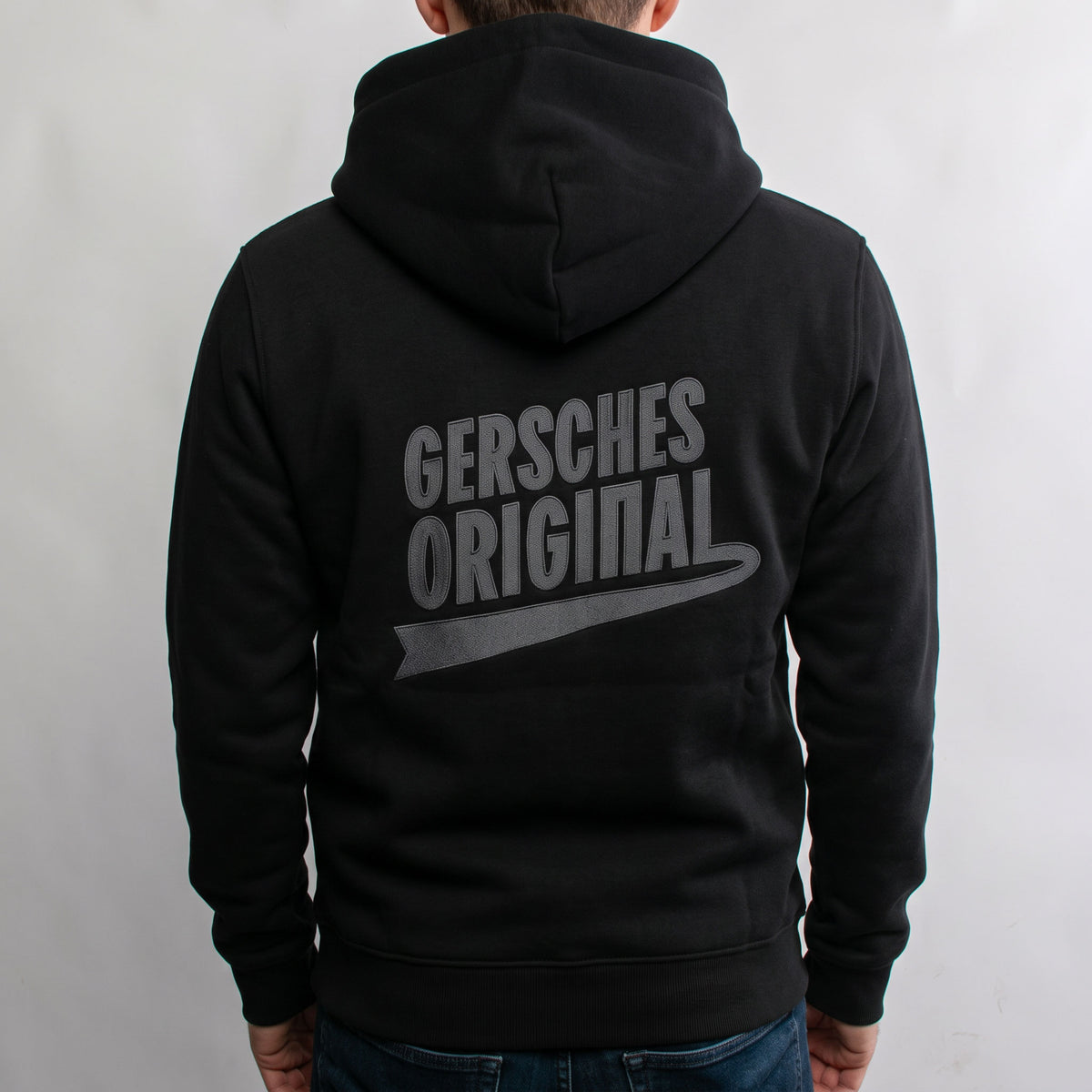 Gersches Original ZipHoodie ZWOETZEN schwarz