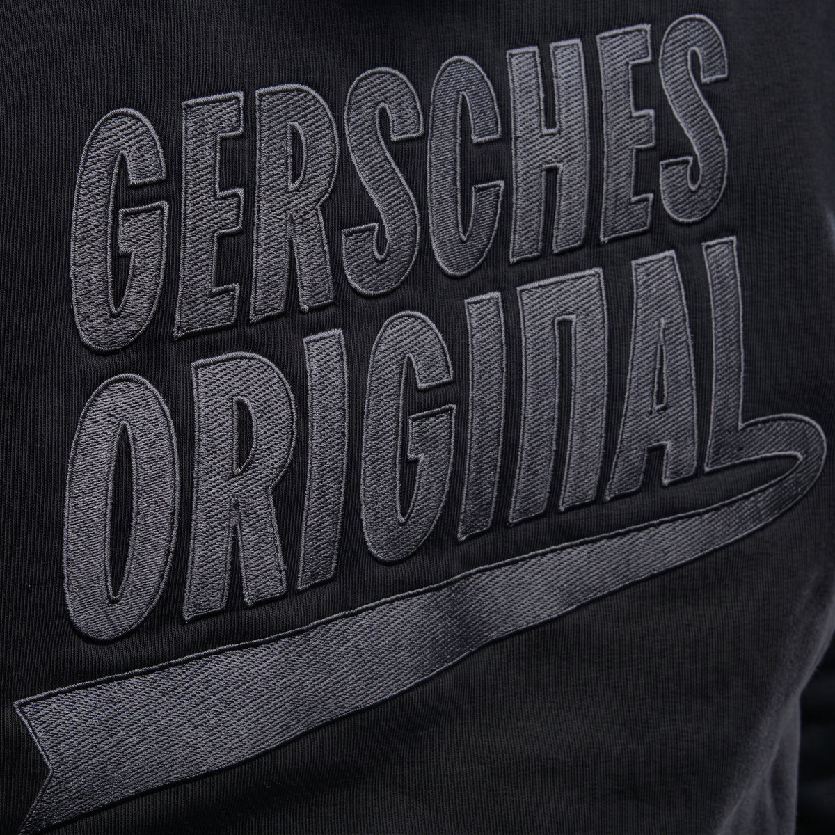Gersches Original ZipHoodie ZWOETZEN schwarz