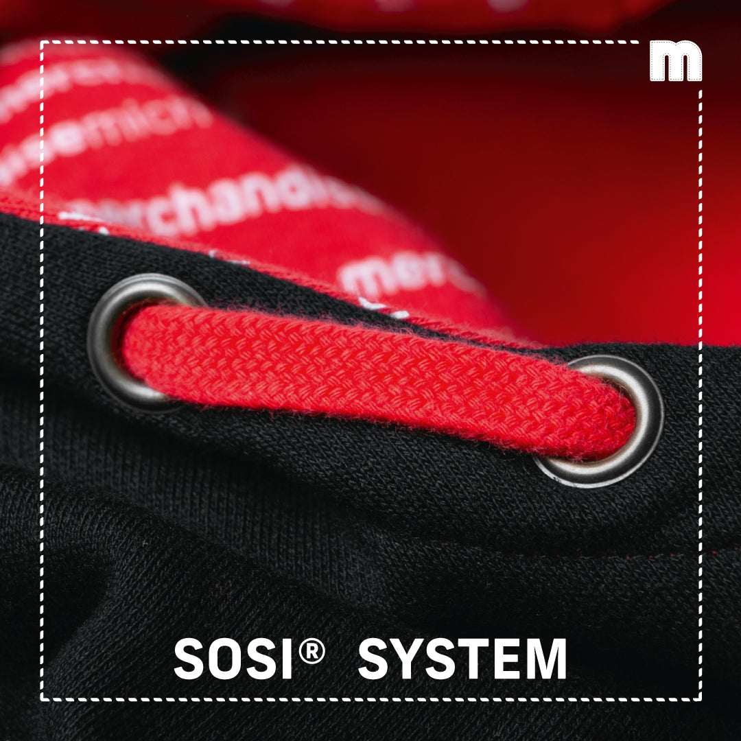 Zip Hoodie mit SOSI® System – mit Firmenlogo besticken & bedrucken