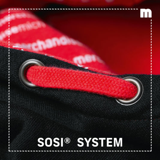 Zip Hoodie mit SOSI® System – mit Firmenlogo besticken & bedrucken