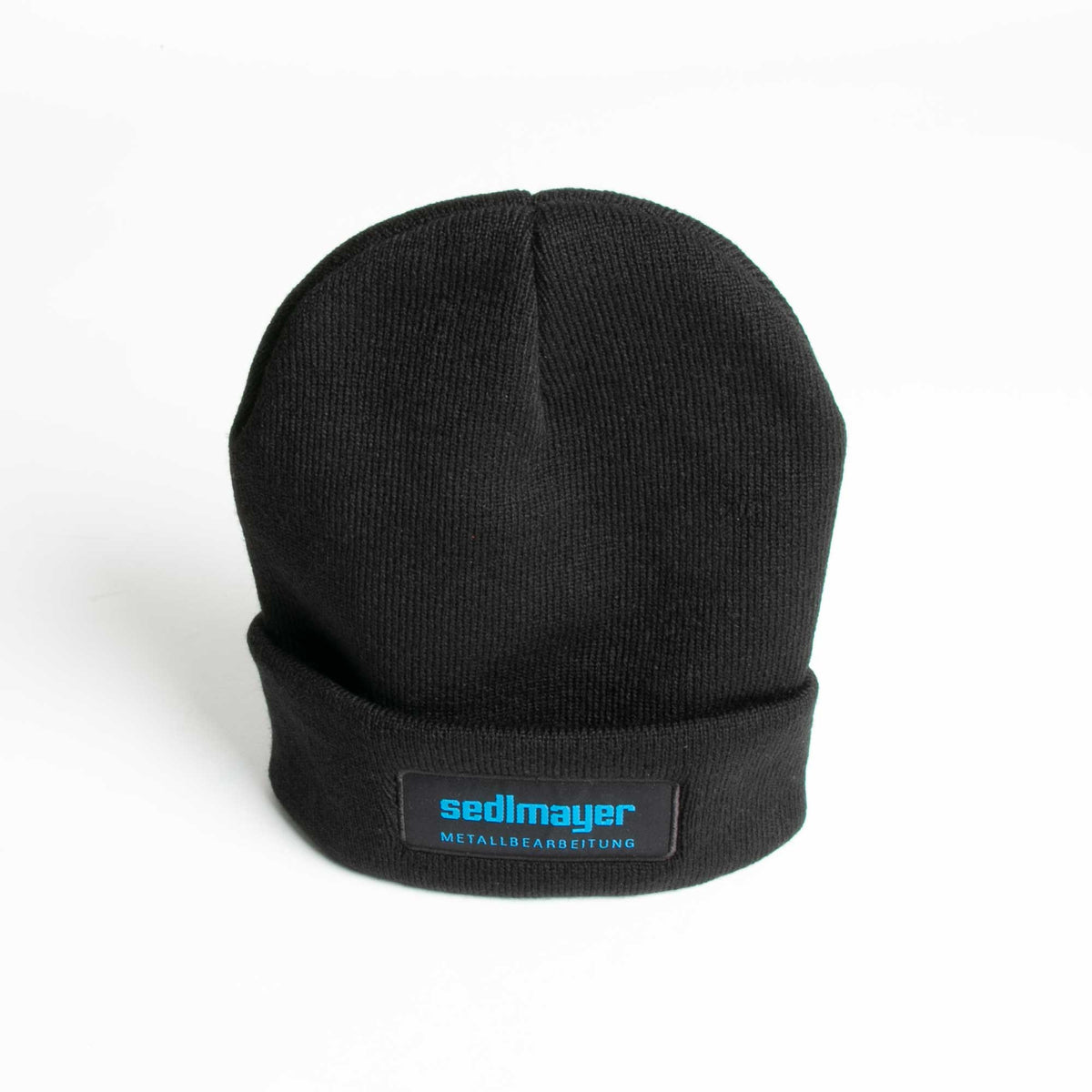 Strickmütze Schwarz (SEDLMAYER) – mit Logo besticken