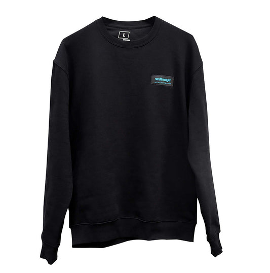 Sweatpullover Schwarz (SEDLMAYER) – mit Firmenlogo besticken & bedrucken