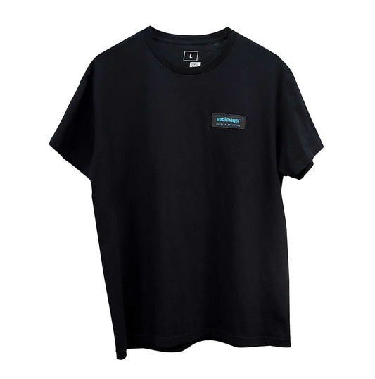 T-Shirt Schwarz (SEDLMAYER) – mit Firmenlogo besticken & bedrucken