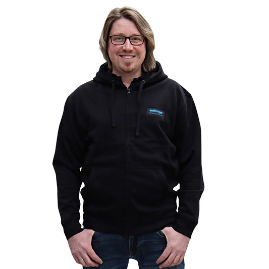 Kapuzenjacke Schwarz (SEDLMAYER) – mit Firmenlogo besticken & bedrucken