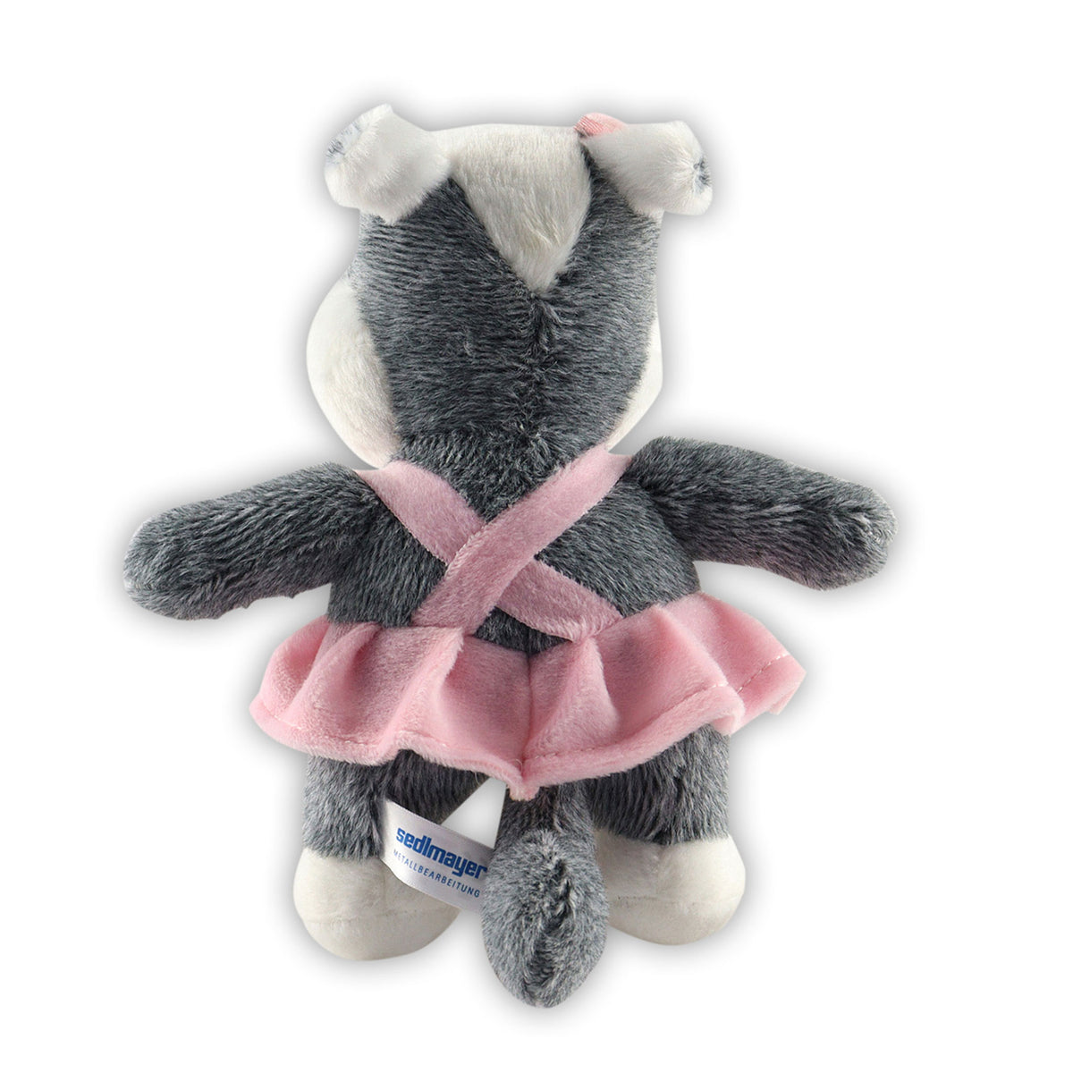sedi das sympathische Firmenmaskottchen Rosa (SEDLMAYER) – mit Firmenlogo veredeln
