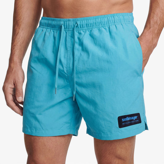 Badehose (SEDLMAYER), Türkis mit Firmenlogo besticken & bedrucken