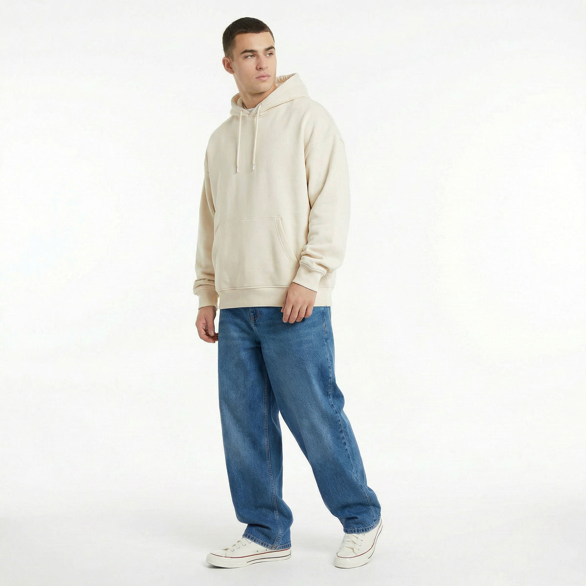 Hoodie OVERSIZE – mit Firmenlogo besticken & bedrucken