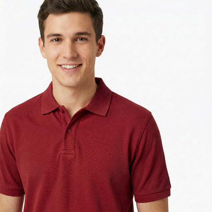 Kurzärmliges Polo-Shirt PORTO – mit Firmenlogo besticken & bedrucken
