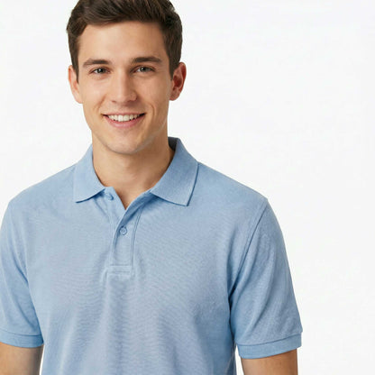 Kurzärmliges Polo-Shirt PORTO – mit Firmenlogo besticken & bedrucken