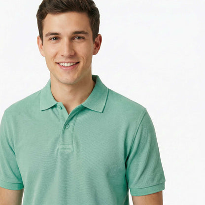 Kurzärmliges Polo-Shirt PORTO – mit Firmenlogo besticken & bedrucken
