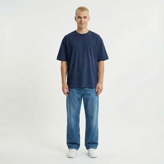 Kurzärmliges T-Shirt OVERSIZE – mit Firmenlogo besticken & bedrucken