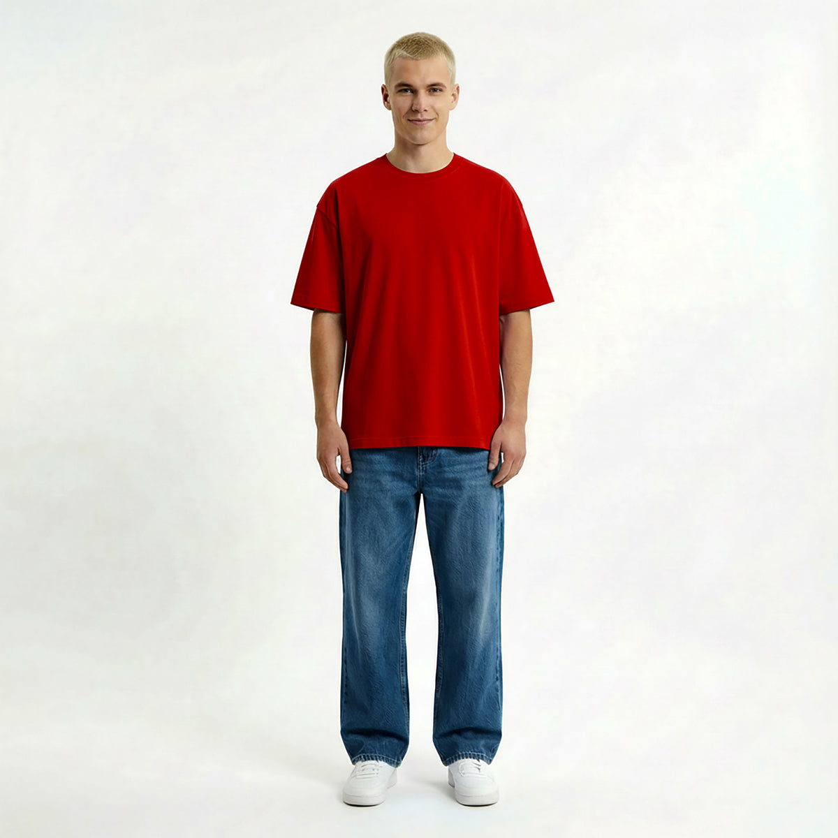 Kurzärmliges T-Shirt OVERSIZE – mit Firmenlogo besticken & bedrucken