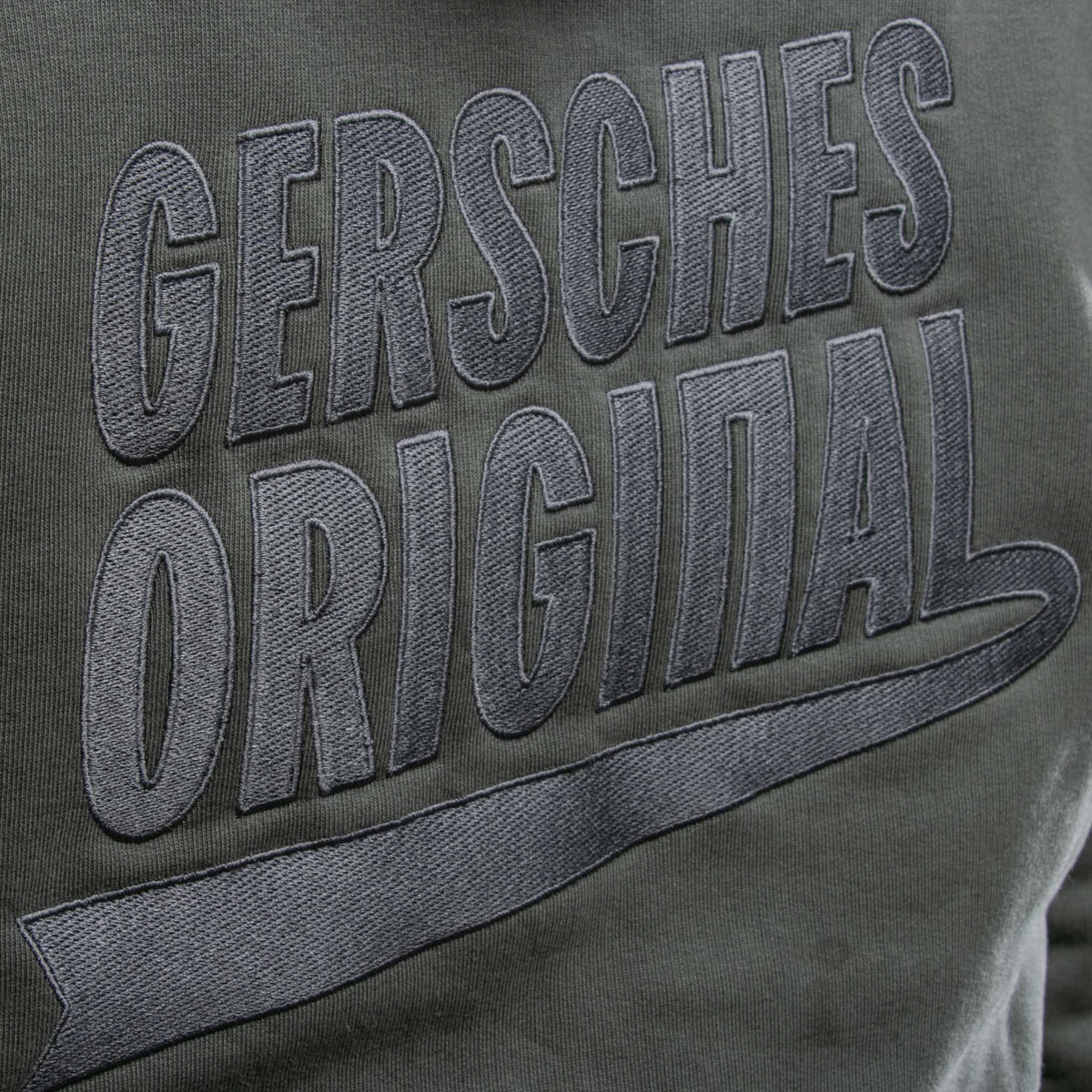 Gersches Original ZipHoodie ZWOETZEN, Anthrazit mit Firmenlogo besticken & bedrucken