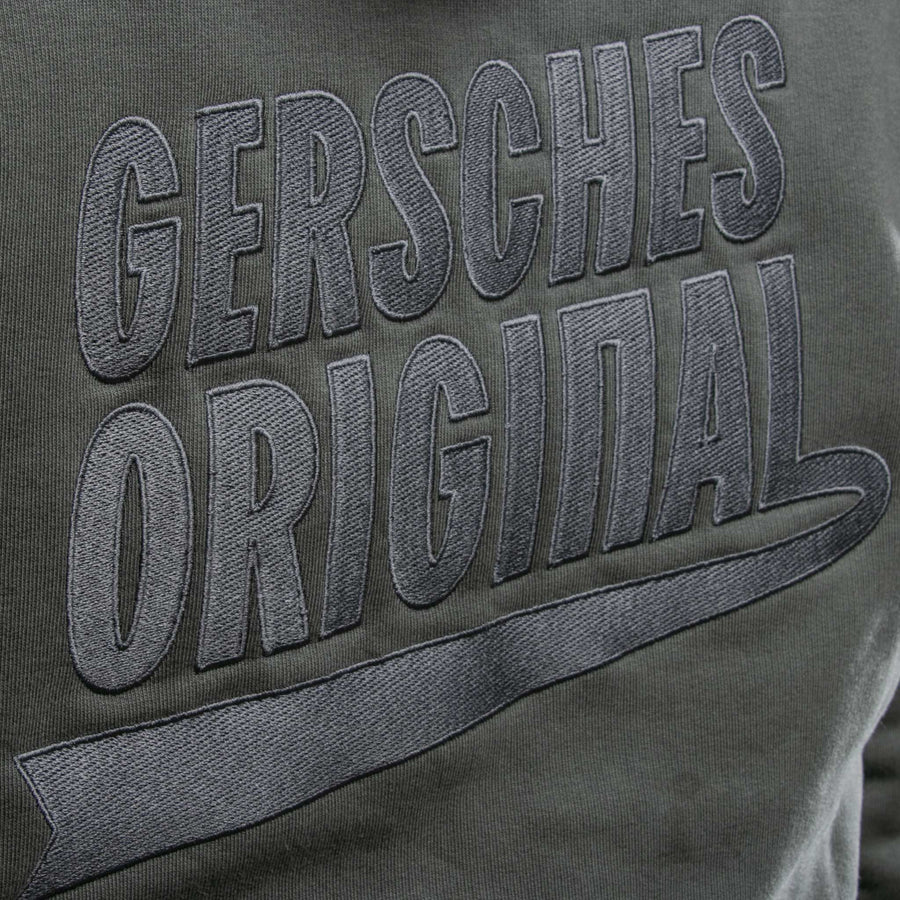 Gersches Original ZipHoodie ZWOETZEN, Anthrazit mit Firmenlogo besticken & bedrucken