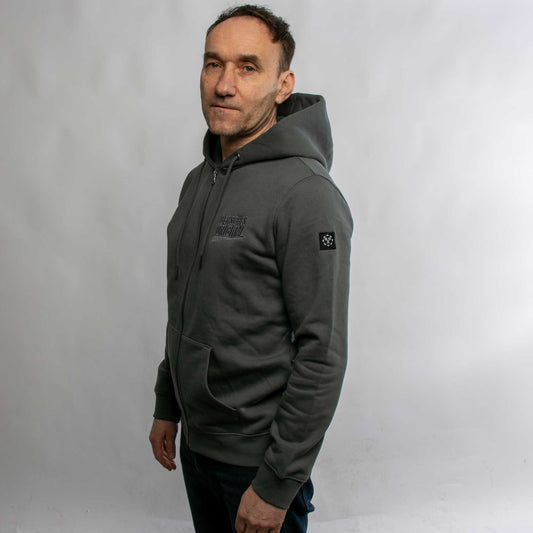 Gersches Original ZipHoodie ZWOETZEN, Anthrazit mit Firmenlogo besticken & bedrucken