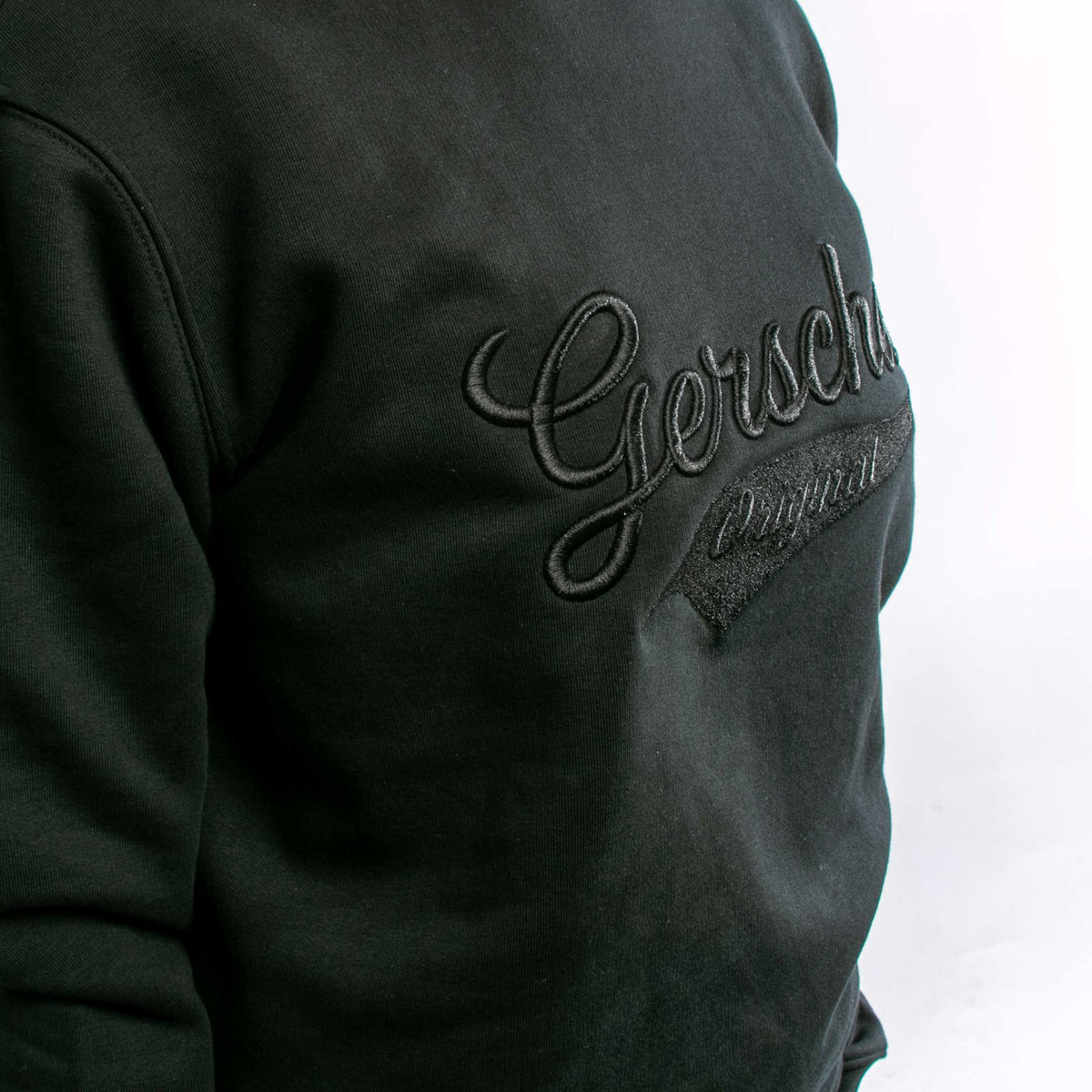 Gersches Original Sweatshirt LIEBSCHWITZ, Schwarz mit Firmenlogo besticken & bedrucken