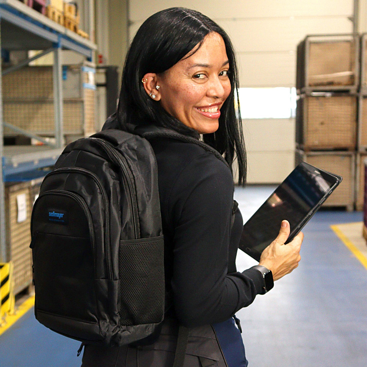 Rucksack Schwarz (SEDLMAYER) – mit Logo bedrucken