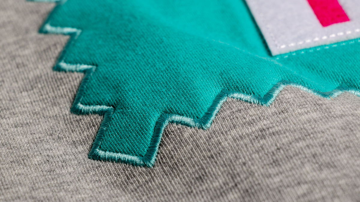 Detailaufnahme eines veredelten Basic-Textils von TEXTIL.Team