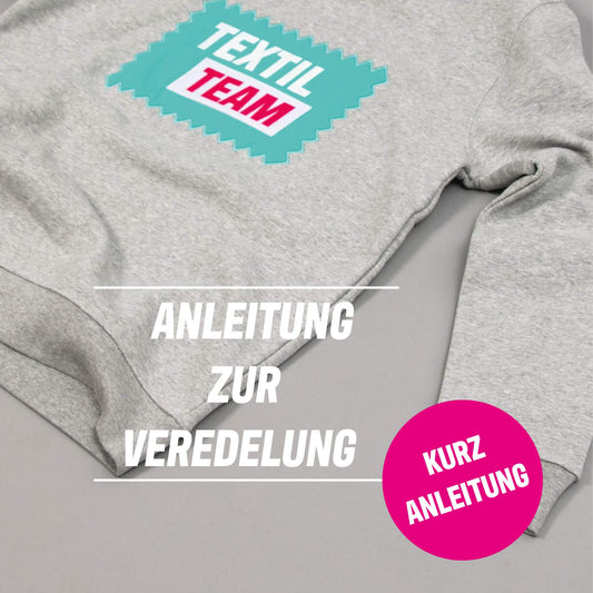 Infografik der Druckpositionen auf T-Shirt und Hoodie bei TEXTIL.Team