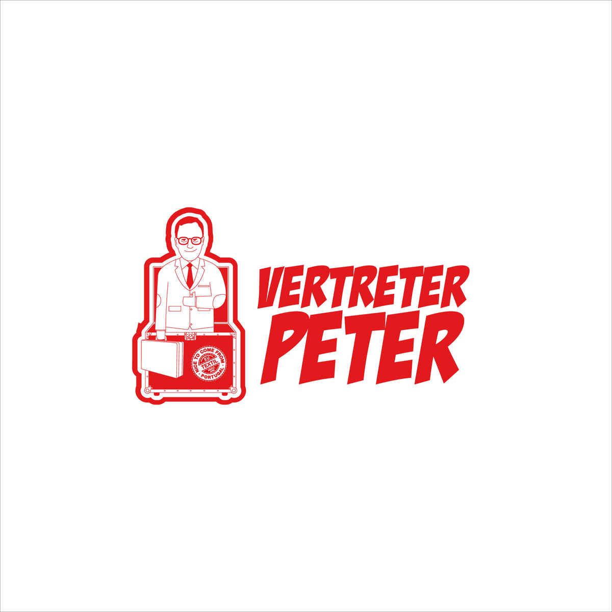 Vertreterpeter – mit Firmenlogo veredeln