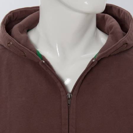 DLZ Zip-Hoody MUTSCH Braun – mit Firmenlogo besticken & bedrucken