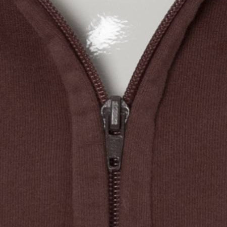 DLZ Zip-Hoody MUTSCH Braun – mit Firmenlogo besticken & bedrucken