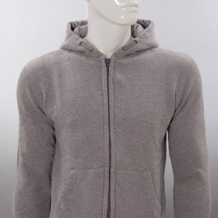 DLZ Zip-Hoody MUTSCH Grau – mit Firmenlogo besticken & bedrucken
