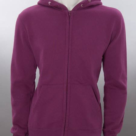 DLZ Zip-Hoody MUTSCH Lila – mit Firmenlogo besticken & bedrucken