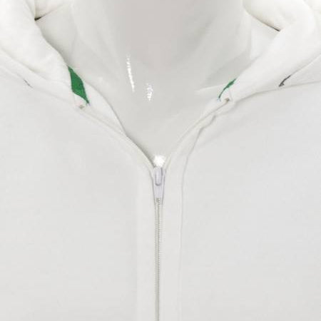 DLZ Zip-Hoody MUTSCH Weiß – mit Firmenlogo besticken & bedrucken