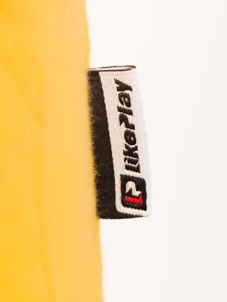 LIKEPLAY Fankurvenzipper Gelb – mit Firmenlogo veredeln